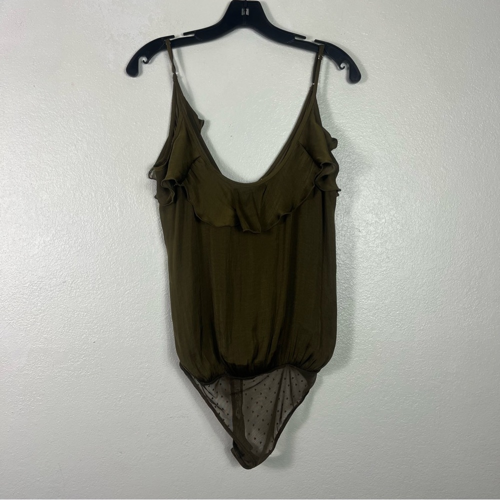Intimately Free People Green Bodysuit tank top Small - Picture 7 of 8